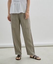 SALON adam et rope' | 【セットアップ対応・手洗い可能】麻ツイルベイカーパンツ(その他パンツ)