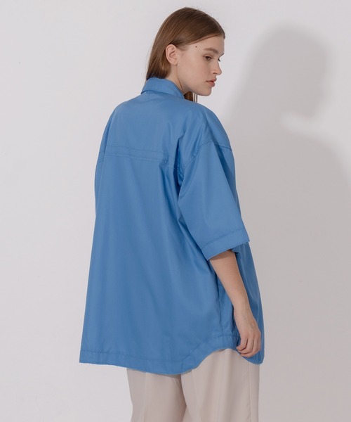 ONCILY(オンシェリー)の「DAMAGE DESIGN LOOSE SHIRT / ダメージデザインルーズシャツ(シャツ/ブラウス・メンズ・ライトピンク/ブルー/オフホワイト・MEDIUM/LARGE)」の14枚目の写真