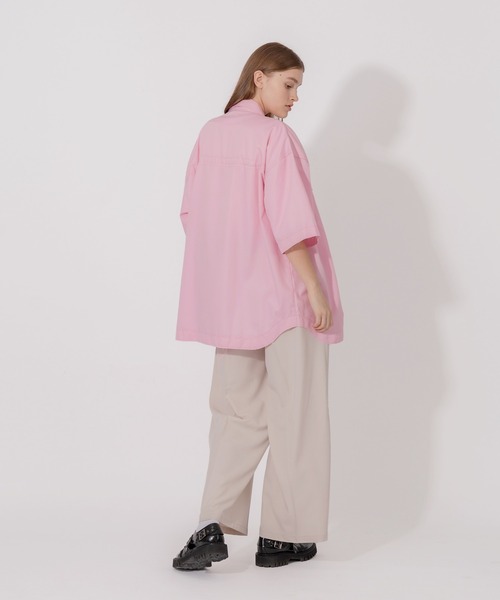 ONCILY(オンシェリー)の「DAMAGE DESIGN LOOSE SHIRT / ダメージデザインルーズシャツ(シャツ/ブラウス・メンズ・ライトピンク/ブルー/オフホワイト・MEDIUM/LARGE)」の18枚目の写真