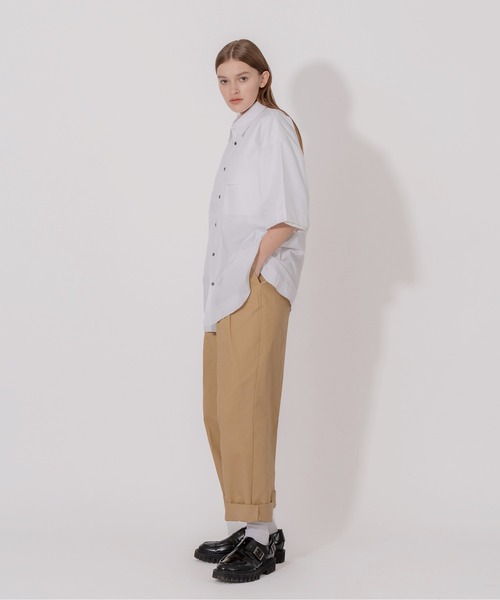 ONCILY(オンシェリー)の「DAMAGE DESIGN LOOSE SHIRT / ダメージデザインルーズシャツ(シャツ/ブラウス・メンズ・ライトピンク/ブルー/オフホワイト・MEDIUM/LARGE)」の11枚目の写真