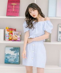 OLIVE des OLIVE | little orun バルーン袖ブラウス(シャツ/ブラウス)