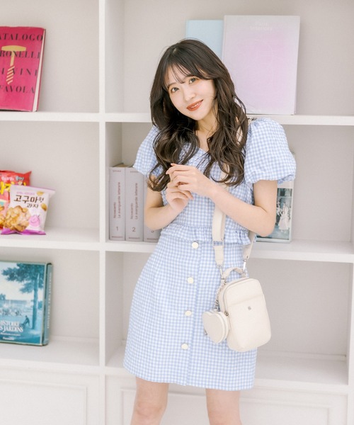 OLIVE des OLIVE（オリーブデオリーブ）の「little orun バルーン袖ブラウス（シャツ/ブラウス・レディース・レッド/サックスブルー/アイボリー・FREE）」の19枚目の写真