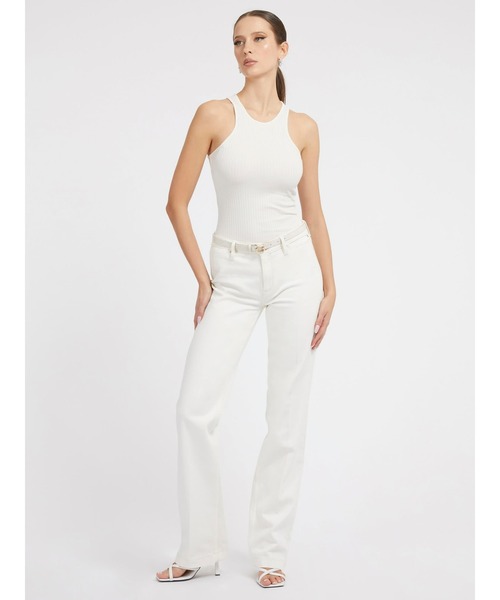 Guess（ゲス）の「Dionne Buttons Tank Top（タンクトップ・レディース・ブラック/ホワイト・MEDIUM/X-SMALL/SMALL）」の6枚目の写真