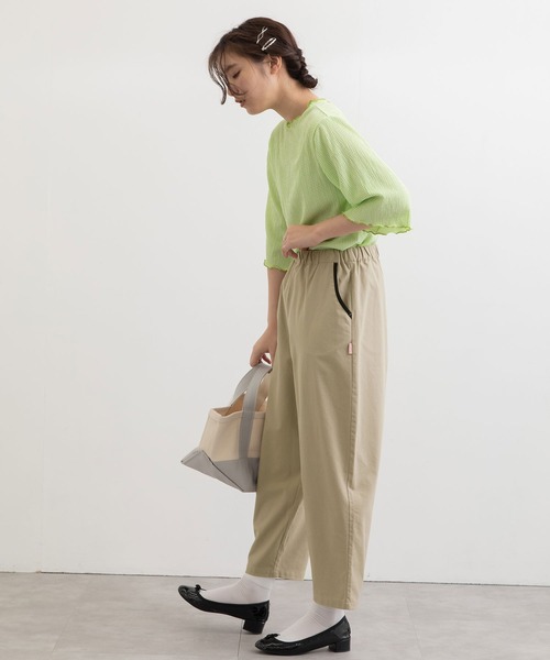 POU DOU DOU(プードゥドゥ)の「クロップドコクーンパンツ(その他パンツ・レディース・グレー系その他/ブラック/ブルー/ミント・3)」の8枚目の写真