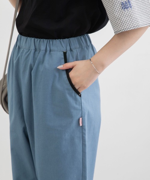 POU DOU DOU(プードゥドゥ)の「クロップドコクーンパンツ(その他パンツ・レディース・グレー系その他/ブラック/ブルー/ミント・3)」の17枚目の写真