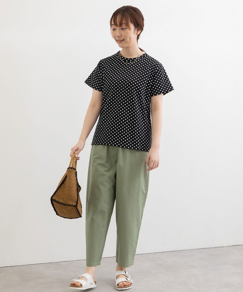 POU DOU DOU(プードゥドゥ)の「クロップドコクーンパンツ(その他パンツ・レディース・グレー系その他/ブラック/ブルー/ミント・3)」の21枚目の写真