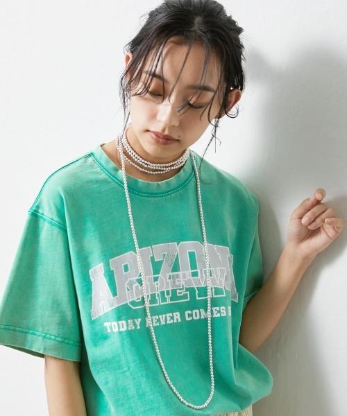 CHIC STYLE(シックスタイル)の「<大きいサイズ>スモーキーシルバーロングネックレス(長め設計) シックスタイル(ネックレス・レディース・シルバー系・FREE)」の5枚目の写真