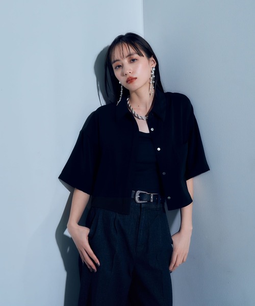 HARE（ハレ）の「トロミショートシャツ(HARE)（シャツ/ブラウス