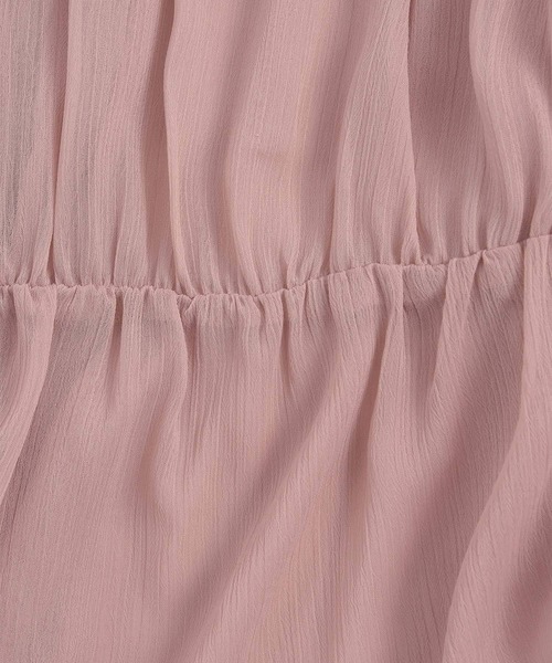 eL（エル）の「【eL】Sheer Shirring Pullover/194475（シャツ