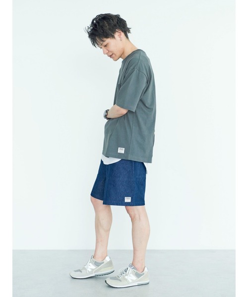 CRAFT STANDARD BOUTIQUE(クラフトスタンダードブティック)の「URANIWA CAMPERS パッカブルPKT-TEE ◆(Tシャツ/カットソー・メンズ・チャコールグレー/カーキ/オフホワイト・M/L/XL)」の13枚目の写真