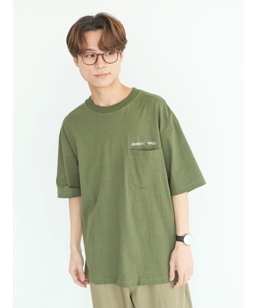 CRAFT STANDARD BOUTIQUE(クラフトスタンダードブティック)の「URANIWA CAMPERS パッカブルPKT-TEE ◆(Tシャツ/カットソー・メンズ・チャコールグレー/カーキ/オフホワイト・M/L/XL)」の14枚目の写真