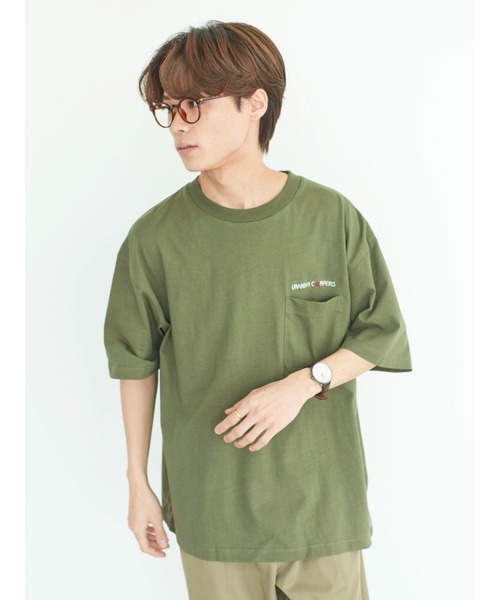 CRAFT STANDARD BOUTIQUE(クラフトスタンダードブティック)の「URANIWA CAMPERS パッカブルPKT-TEE ◆(Tシャツ/カットソー・メンズ・チャコールグレー/カーキ/オフホワイト・M/L/XL)」の15枚目の写真