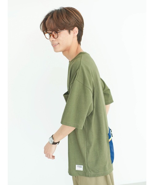 CRAFT STANDARD BOUTIQUE(クラフトスタンダードブティック)の「URANIWA CAMPERS パッカブルPKT-TEE ◆(Tシャツ/カットソー・メンズ・チャコールグレー/カーキ/オフホワイト・M/L/XL)」の16枚目の写真