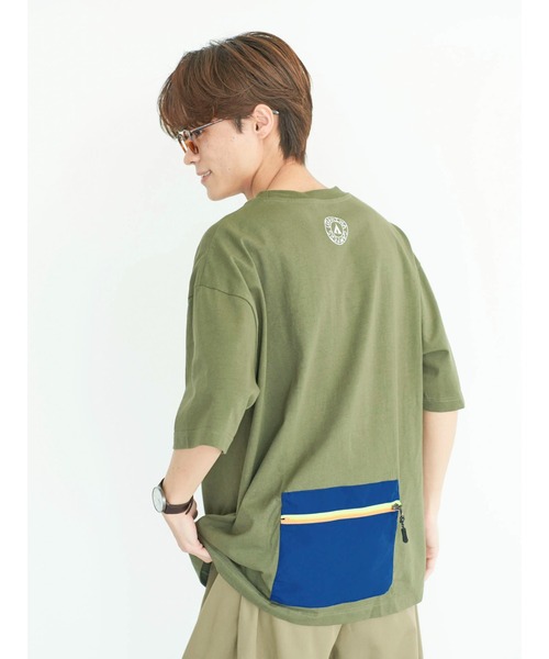 CRAFT STANDARD BOUTIQUE(クラフトスタンダードブティック)の「URANIWA CAMPERS パッカブルPKT-TEE ◆(Tシャツ/カットソー・メンズ・チャコールグレー/カーキ/オフホワイト・M/L/XL)」の17枚目の写真