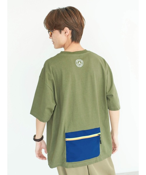 CRAFT STANDARD BOUTIQUE(クラフトスタンダードブティック)の「URANIWA CAMPERS パッカブルPKT-TEE ◆(Tシャツ/カットソー・メンズ・チャコールグレー/カーキ/オフホワイト・M/L/XL)」の18枚目の写真