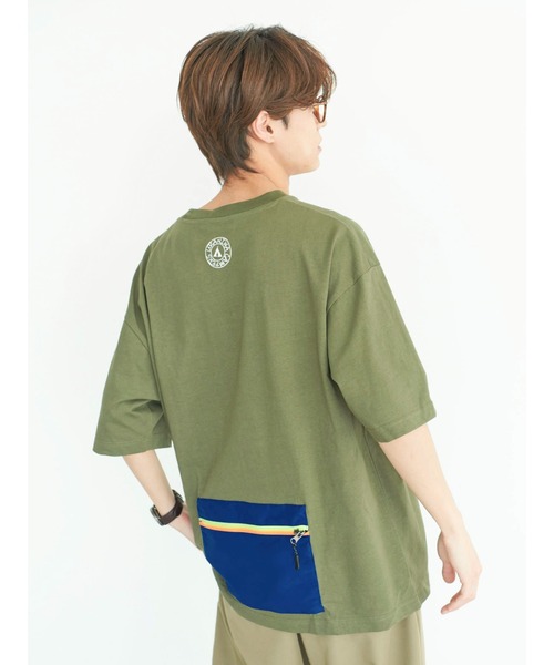 CRAFT STANDARD BOUTIQUE(クラフトスタンダードブティック)の「URANIWA CAMPERS パッカブルPKT-TEE ◆(Tシャツ/カットソー・メンズ・チャコールグレー/カーキ/オフホワイト・M/L/XL)」の19枚目の写真