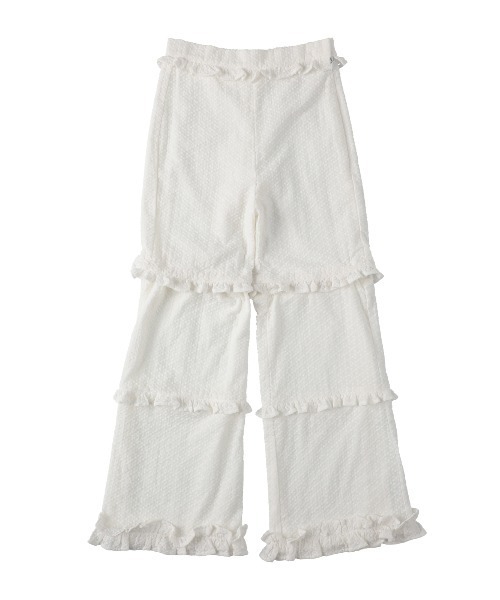 MIRO AMURETTE（ミロアミュレット）の「2way cotton lace pants/2wayコットンレースパンツ（その他パンツ・レディース・ホワイト・SMALL/MEDIUM）」の11枚目の写真