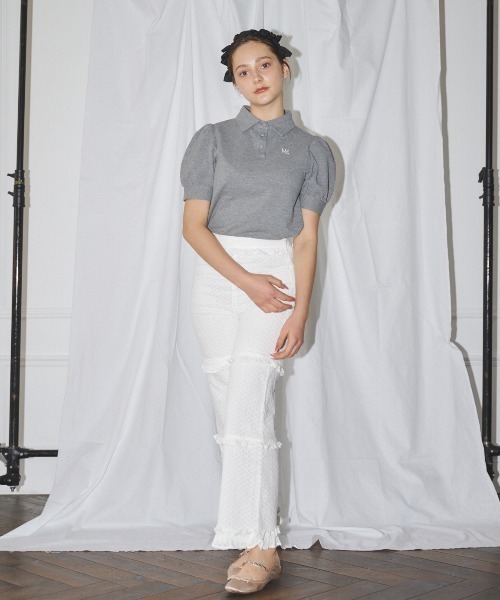 MIRO AMURETTE（ミロアミュレット）の「2way cotton lace pants/2wayコットンレースパンツ（その他パンツ・レディース・ホワイト・SMALL/MEDIUM）」の2枚目の写真