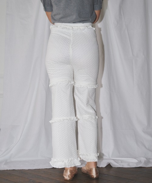 MIRO AMURETTE（ミロアミュレット）の「2way cotton lace pants/2wayコットンレースパンツ（その他パンツ・レディース・ホワイト・SMALL/MEDIUM）」の9枚目の写真