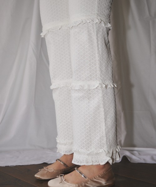 MIRO AMURETTE（ミロアミュレット）の「2way cotton lace pants/2wayコットンレースパンツ（その他パンツ・レディース・ホワイト・SMALL/MEDIUM）」の19枚目の写真