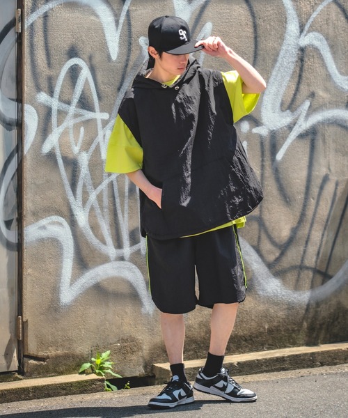 improves（インプローブス）の「フード付き プルオーバー ベスト（ベスト・メンズ・チャコール/ブラック・FREE）」の6枚目の写真