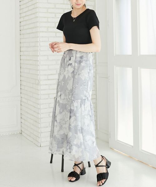 MAJESTIC LEGON(マジェスティックレゴン)の「クロップド半袖Tee(Tシャツ/カットソー・レディース・オフホワイト/ホワイト系その他/ブラック/イエロー系その他/レッド系その他2/ピンク・MEDIUM)」の11枚目の写真