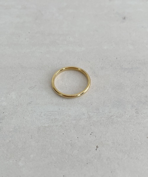 thank U more(サンキューモア)の「金属アレルギー対応 【サージカルステンレス316L】シンプル リング(リング・レディース・シルバー/ゴールド・11/9/13)」の11枚目の写真