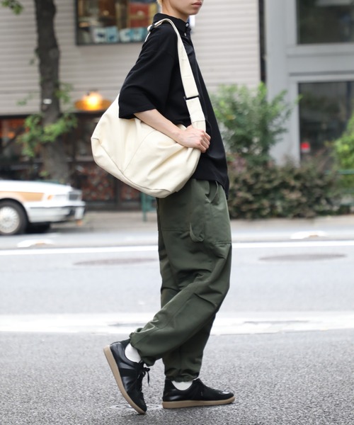 SETUP7（セットアップセブン）の「【SETUP7】キャンバスショルダーバッグ KNF008（ショルダーバッグ・メンズ・ホワイト/ブラック/カーキ・FREE）」の8枚目の写真