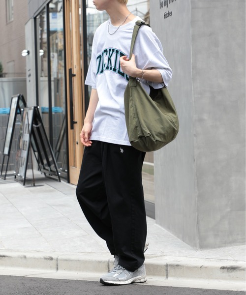 SETUP7（セットアップセブン）の「【SETUP7】キャンバスショルダーバッグ KNF008（ショルダーバッグ・メンズ・ホワイト/ブラック/カーキ・FREE）」の13枚目の写真