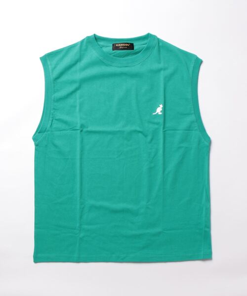 VIBGYOR(ヴィブジョー)の「【KANGOL】(BL)(Tシャツ/カットソー・メンズ・グレー/グリーン/ホワイト/ブラック・LARGE/MEDIUM)」の4枚目の写真