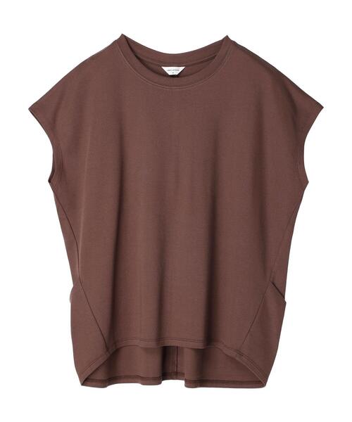 AMERICAN HOLIC（アメリカンホリック）の「キレイCottonフレンチスリーブカットプルオーバー（Tシャツ/カットソー・レディース・ブラウン/アイボリー/その他7/ネイビー/グレイッシュベージュ・M/L）」の8枚目の写真