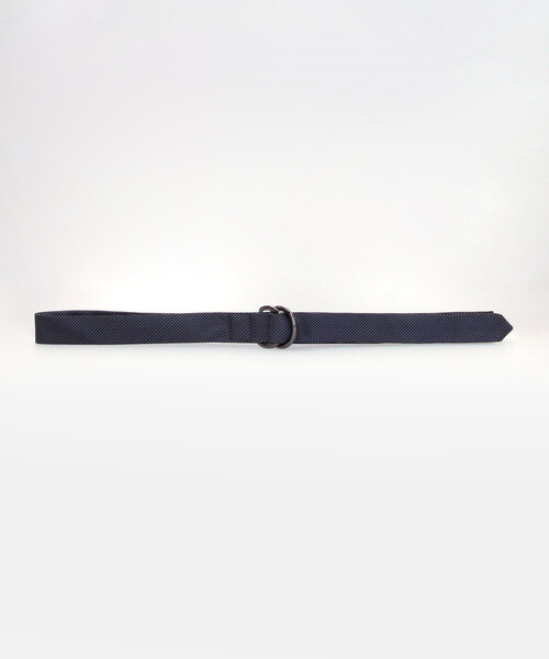 COMME CA ISM（コムサイズム）の「ピンドット リングベルト（ベルト・メンズ・ブラック/ネイビー・FREE）」の2枚目の写真
