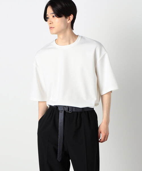 COMME CA ISM（コムサイズム）の「ピンドット リングベルト（ベルト・メンズ・ブラック/ネイビー・FREE）」の4枚目の写真