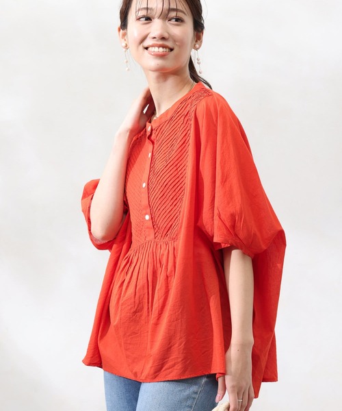 Chez toi(シェトワ)の「インド綿ピンタックブラウス(シャツ/ブラウス)」 WEAR