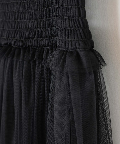 WEGO（ウィゴー）の「WEGO/チュールベアワンピース（ワンピース・レディース・ブラック・FREE）」の8枚目の写真