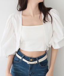 AMBIENT（アンビエント）の「ボリュームスリーブボレロシャツ（シャツ/ブラウス）」