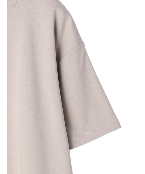 AMERICAN HOLIC（アメリカンホリック）の「抗菌防臭　Daily!　裾ラウンドカットチュニック①（チュニック・レディース・オフホワイト/ブラック/グレイッシュベージュ/ブラウン・M/L）」の19枚目の写真