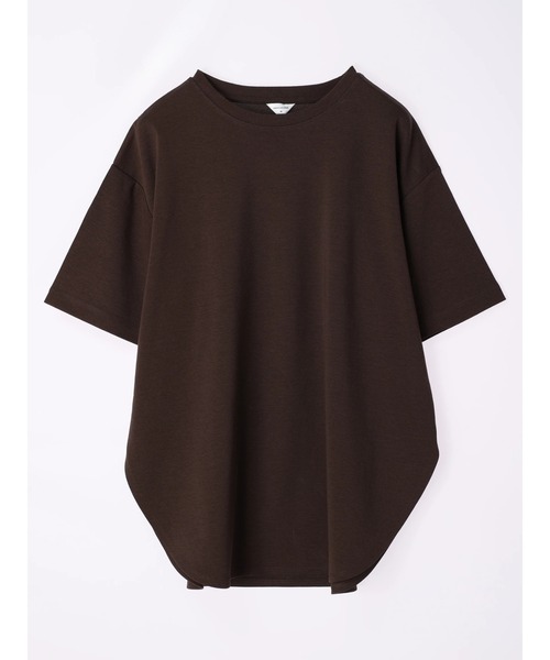 AMERICAN HOLIC（アメリカンホリック）の「抗菌防臭　Daily!　裾ラウンドカットチュニック①（チュニック・レディース・オフホワイト/ブラック/グレイッシュベージュ/ブラウン・M/L）」の20枚目の写真