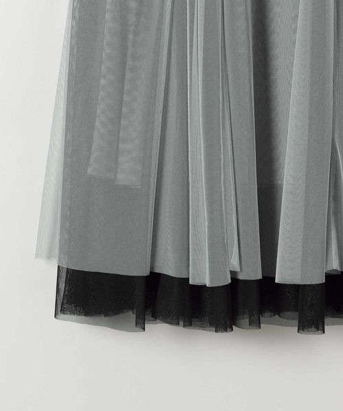JEANASIS（ジーナシス）の「チュール2WAYキリカエフレアスカート/969648（スカート・レディース・ブラック系その他/レッド系その他/ブルー系その他/レッド系その他2・SMALL/MEDIUM）」の9枚目の写真
