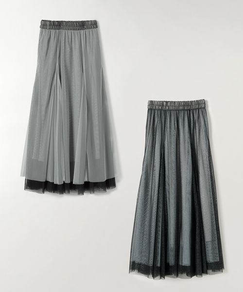 JEANASIS（ジーナシス）の「チュール2WAYキリカエフレアスカート/969648（スカート・レディース・ブラック系その他/レッド系その他/ブルー系その他/レッド系その他2・SMALL/MEDIUM）」の22枚目の写真