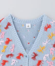 6（ロク）の「＜6(ROKU)＞リボン ニットベスト（ベスト）」 - WEAR