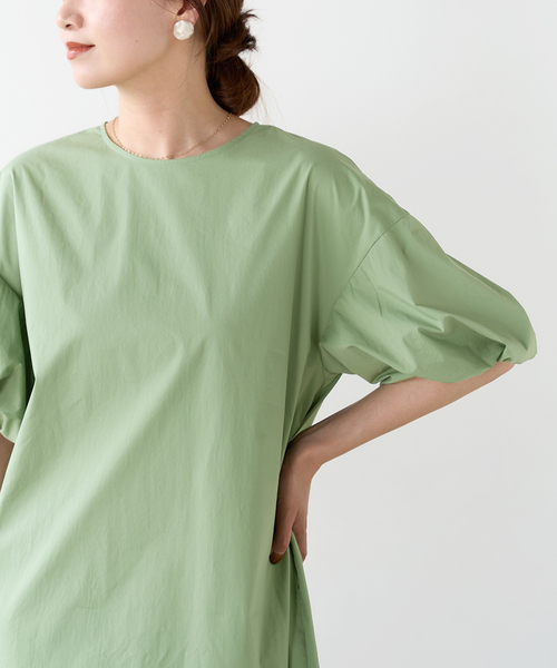 IENA（イエナ）の「ボリュームスリーブワンピース（ワンピース）」 - WEAR