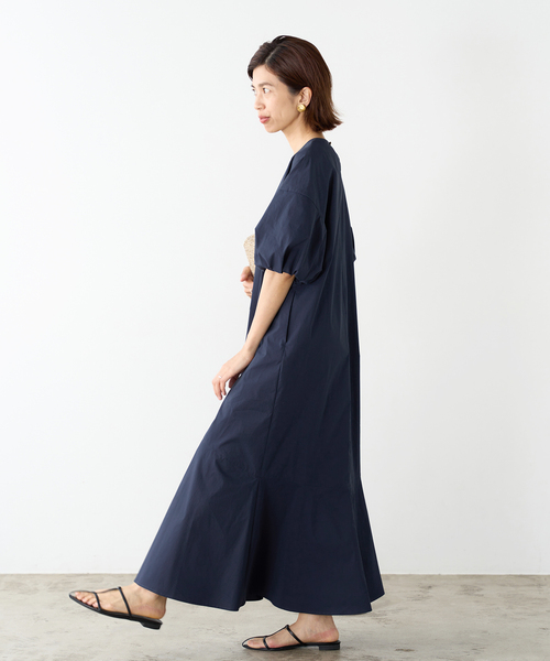 IENA（イエナ）の「ボリュームスリーブワンピース（ワンピース）」 - WEAR