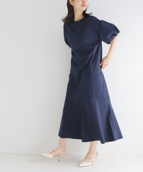 IENA（イエナ）の「ボリュームスリーブワンピース（ワンピース）」 - WEAR