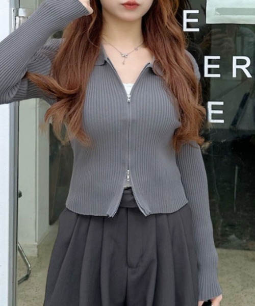 セール】骨スト大優勝！ Wジップ コンパクト ドライバーズ ニット