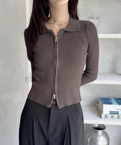 セール】骨スト大優勝！ Wジップ コンパクト ドライバーズ ニット