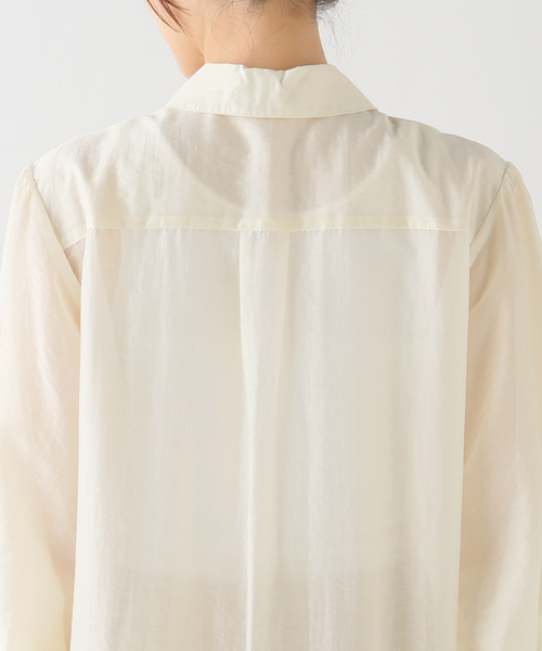 Noble（ノーブル）の「ロングシアーシャツワンピース（ワンピース
