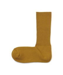 無印良品 | 足なり直角　履き口やわらか　リブ編み厚手靴下（無地／婦人）(ソックス/靴下)