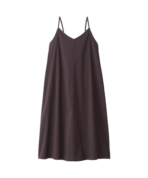 無印良品（ムジルシリョウヒン）の「乾きやすいブロードキャミソールワンピース（ワンピース・レディース・ダークブラウン/ブラック・XXL/S/L/XS/M/XL）」の17枚目の写真