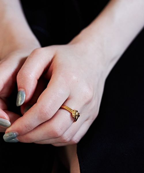 CENE（セネ）の「【CENE】セネ/ダブルノットリング（リング・レディース・ゴールド/シルバー・#9/#13/#11）」の12枚目の写真